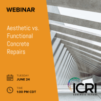 Aesthetic vs. Functional Concrete Repairs